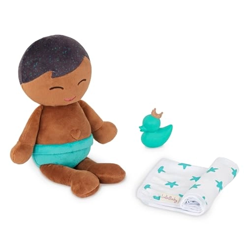 Bath Baby Doll - 14-inch Dark-Brown Hair