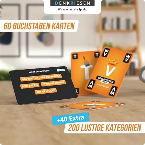 Stadt Land Vollpfosten: Classic special edition - Card Game (German)