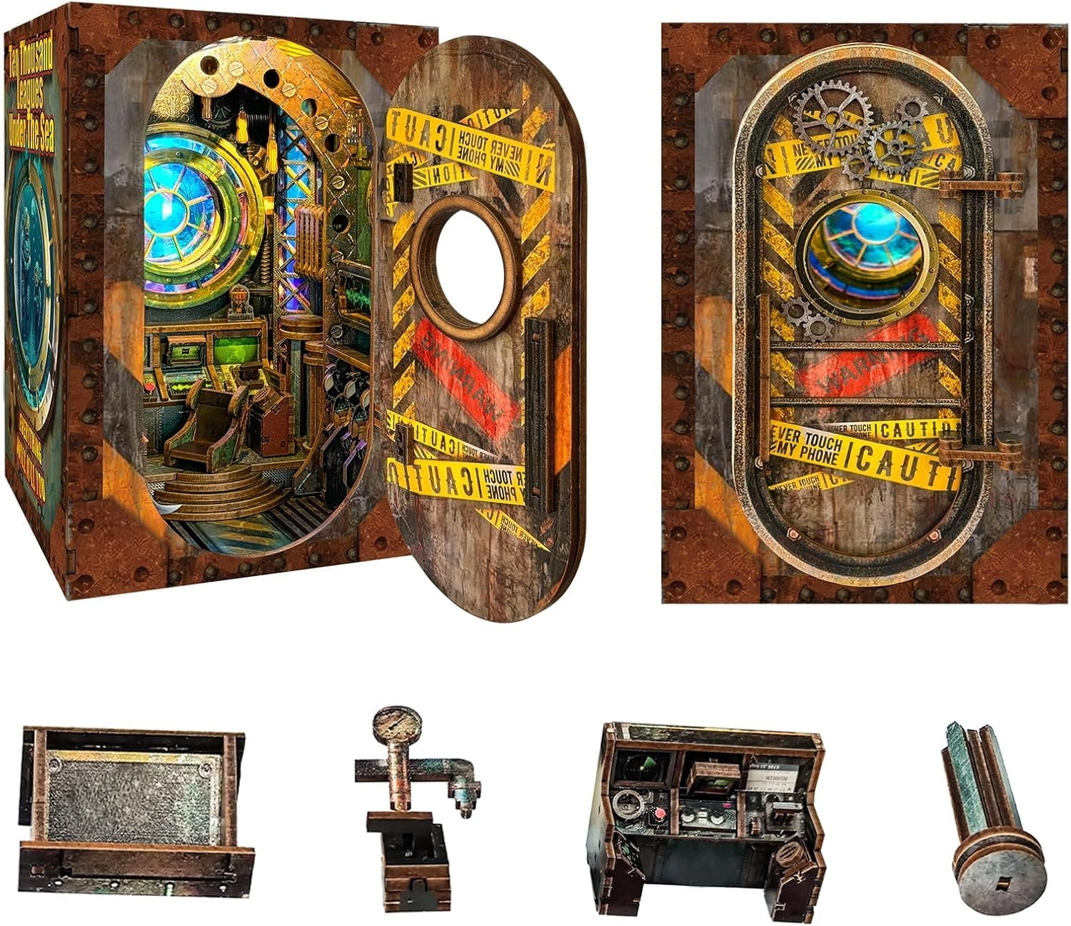 Spilay Book Nook Kit - 10,000 Miles Under the Sea