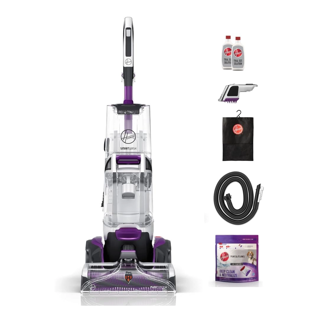 Hoover SmartWash Pet + Paws & Claws Clean Packs - Automatic Cleaning