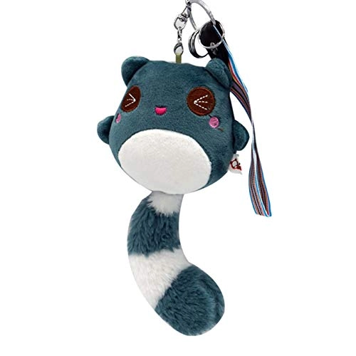 Long Tail Raccoon Plush Doll Pendant - Keychain 20cm