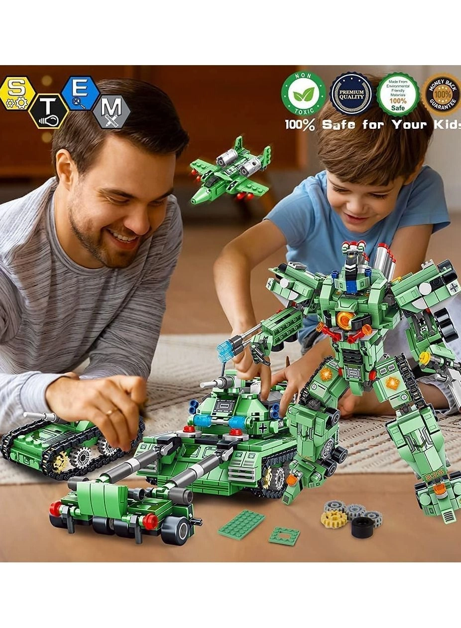 Robot Building Kit - 35-in-1 832 pcs for ages 6+