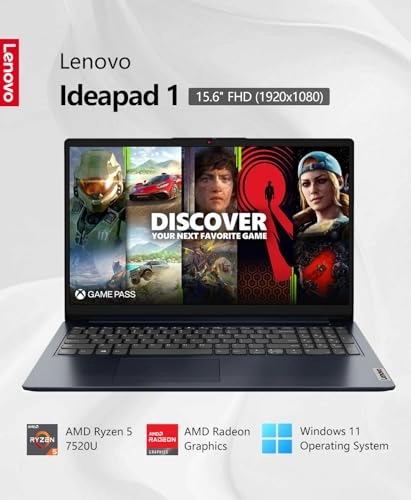 IdeaPad 1 - 15.6'' Ryzen 5 7520U 8GB DDR5 256GB SSD