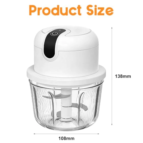 Electric Kitchen Chopper - 350 ml USB Type-C Charging