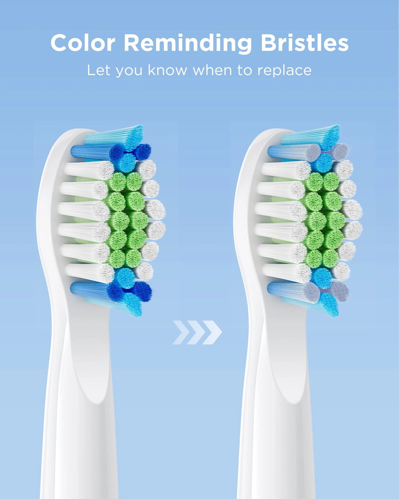 D2 - Electric Toothbrush Replacement Heads 4 Pack