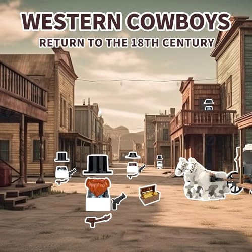 Western Cowboy Building Block Set (WC-001)