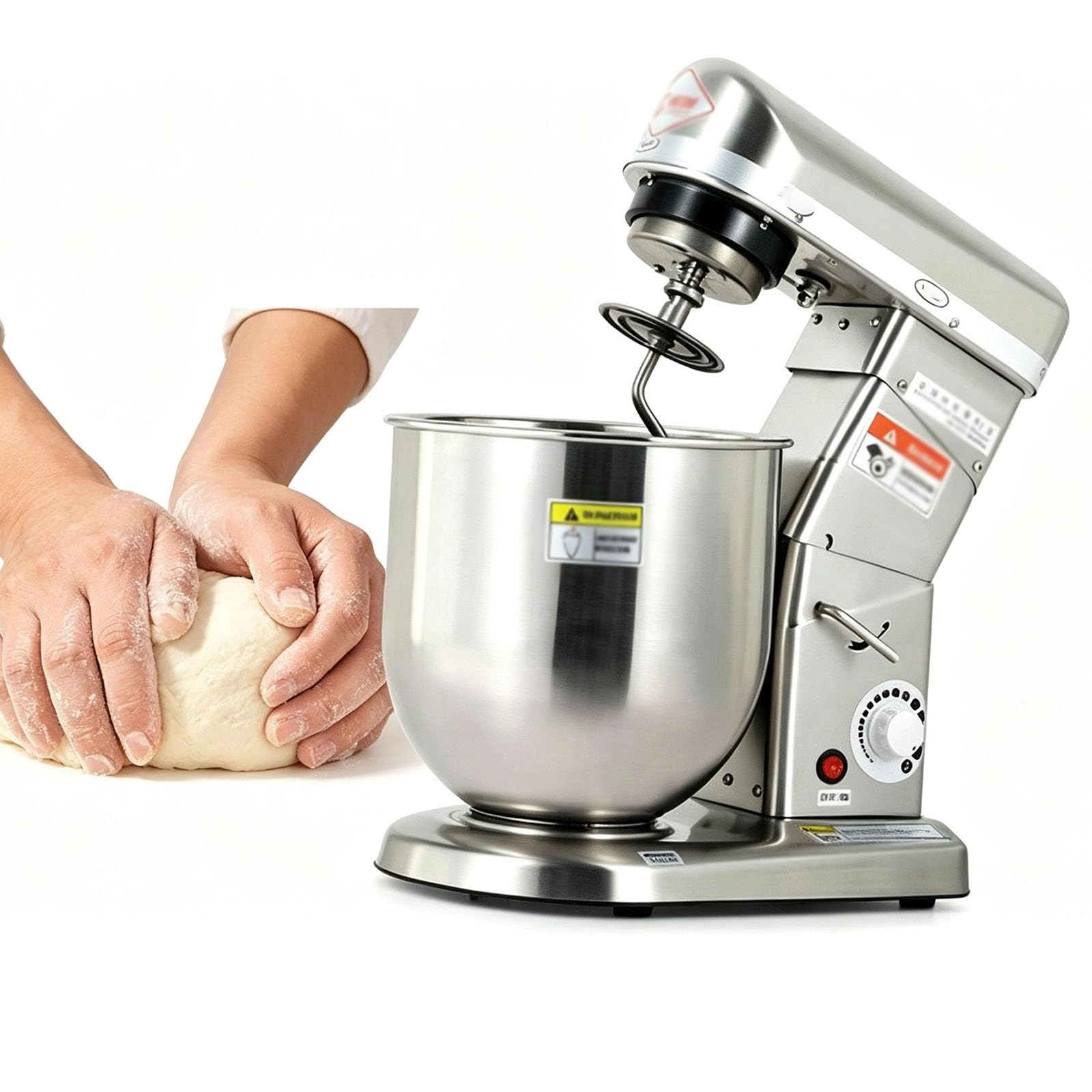 HUANBS Multi-Functional Food Stand Mixer - 5L 7L 10L 350W 500W