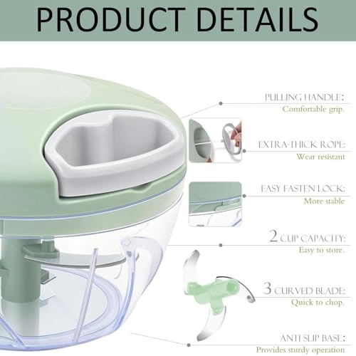 Onion Chopper - 500 ml/min 3 blades