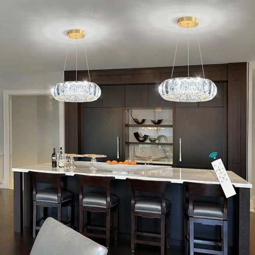 LED Ring Chandelier - min 3.9" to max 78"