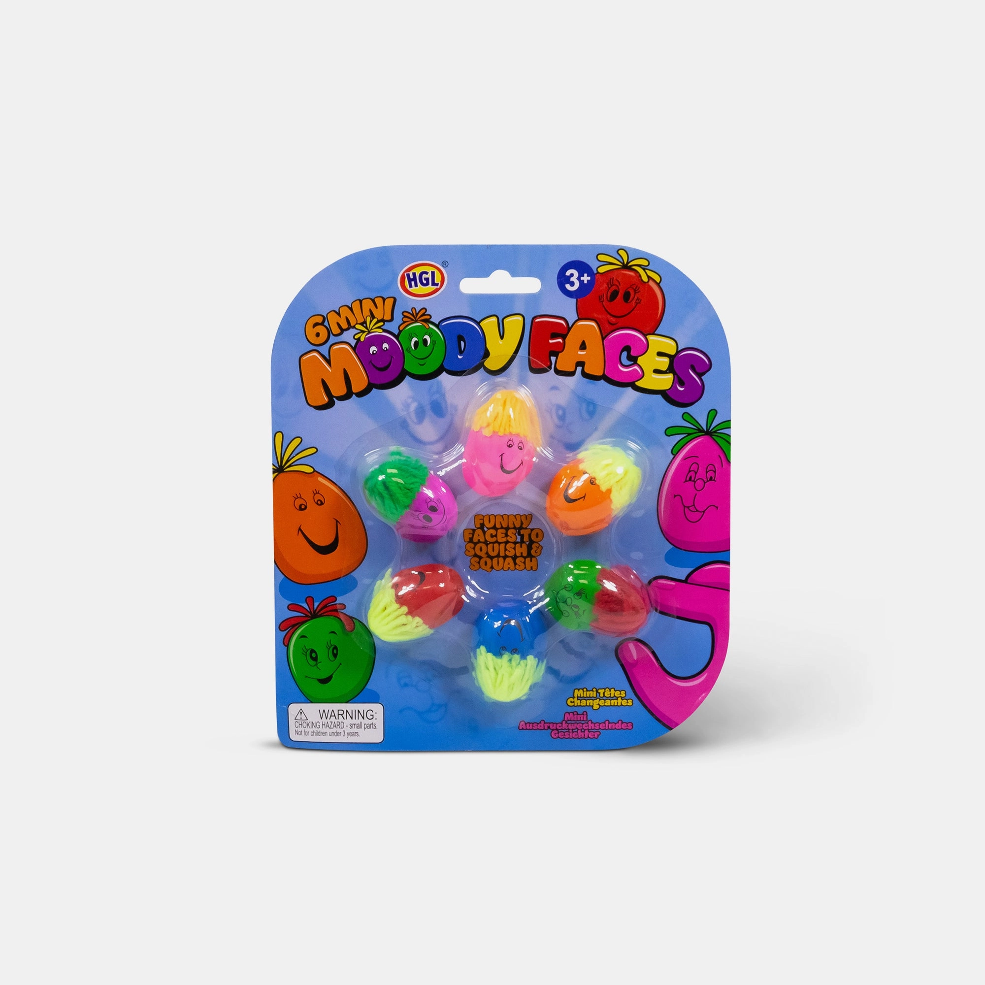 BORDERS Mini Moody Faces - 3+ 6 (20 cm) (B334054)