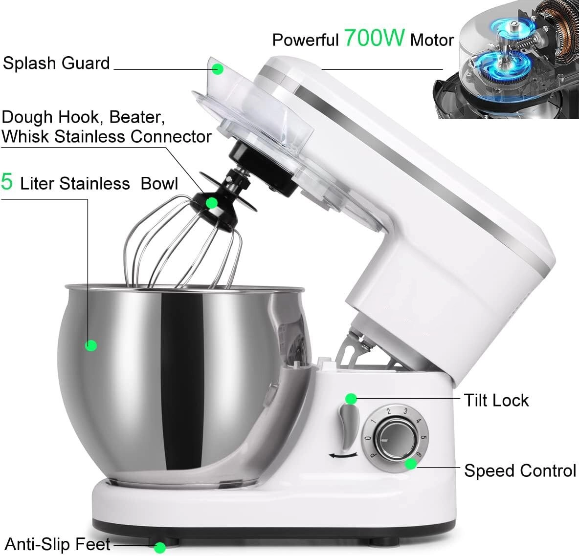Stand Mixer - 5L 700W