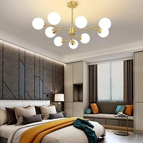 Molecular Chandelier - G9 Copper and glass 90*27*30cm