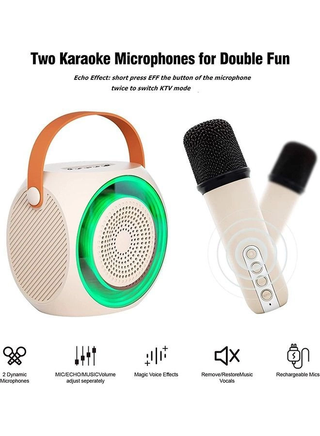 DMG Mini Karaoke Machine - Two microphones 10W