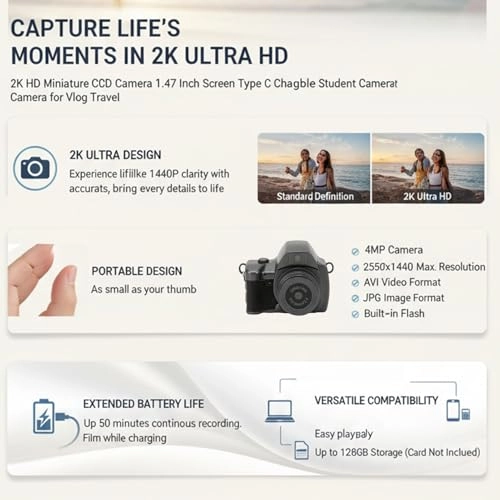 2K HD Miniature Camera