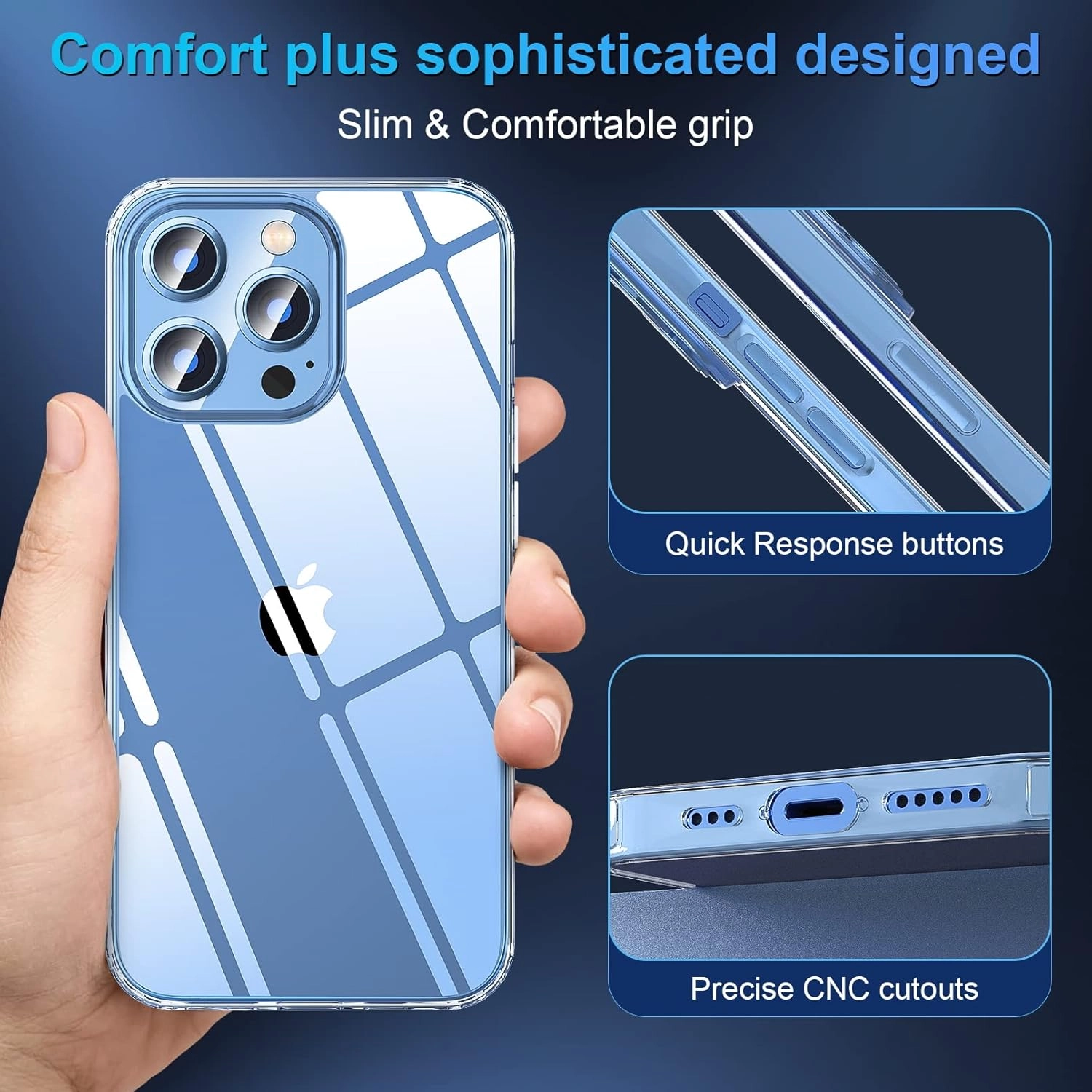 Crystal Clear Case for iPhone 13 Pro Max
