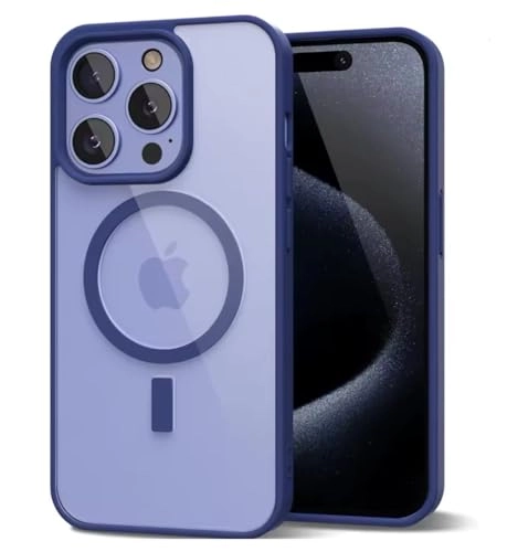 Case for iPhone 16 Pro Max Clear Back Phone Bumper Cover with MagSafe for iPhone 16 Pro Max