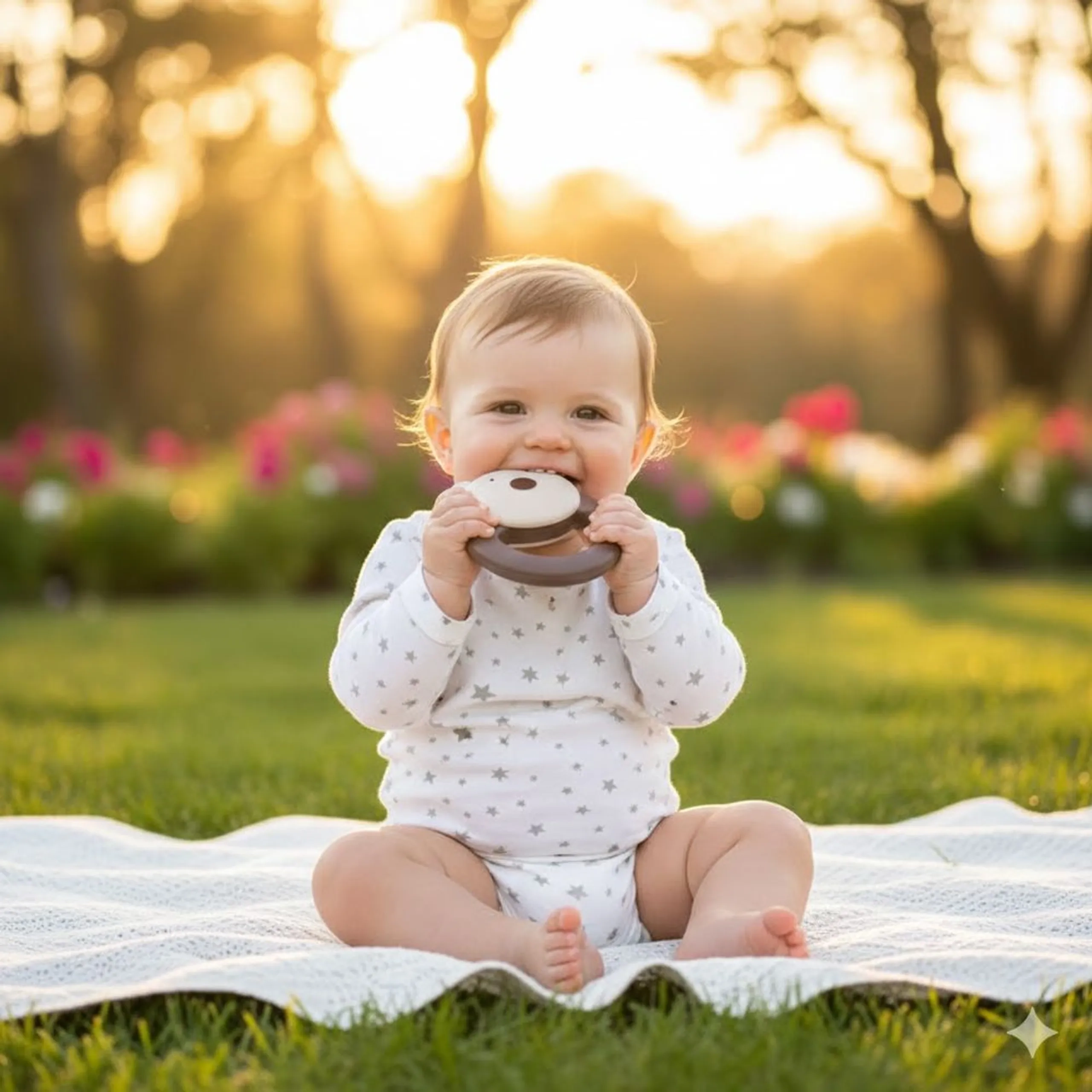 Baby Rattle Bear - 0 months Bear-Shaped