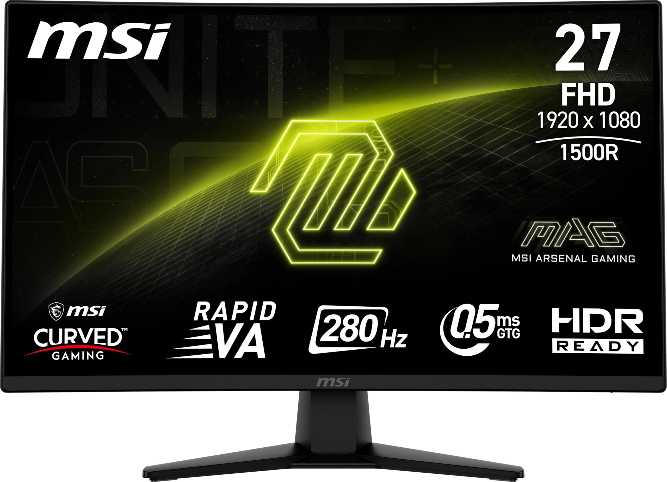 MSI MAG 274CXF - 9S6-3CE31T-016 27 Inch 1920 x 1080