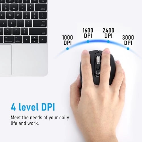 Side Scroll Ergonomic Mouse - Bluetooth