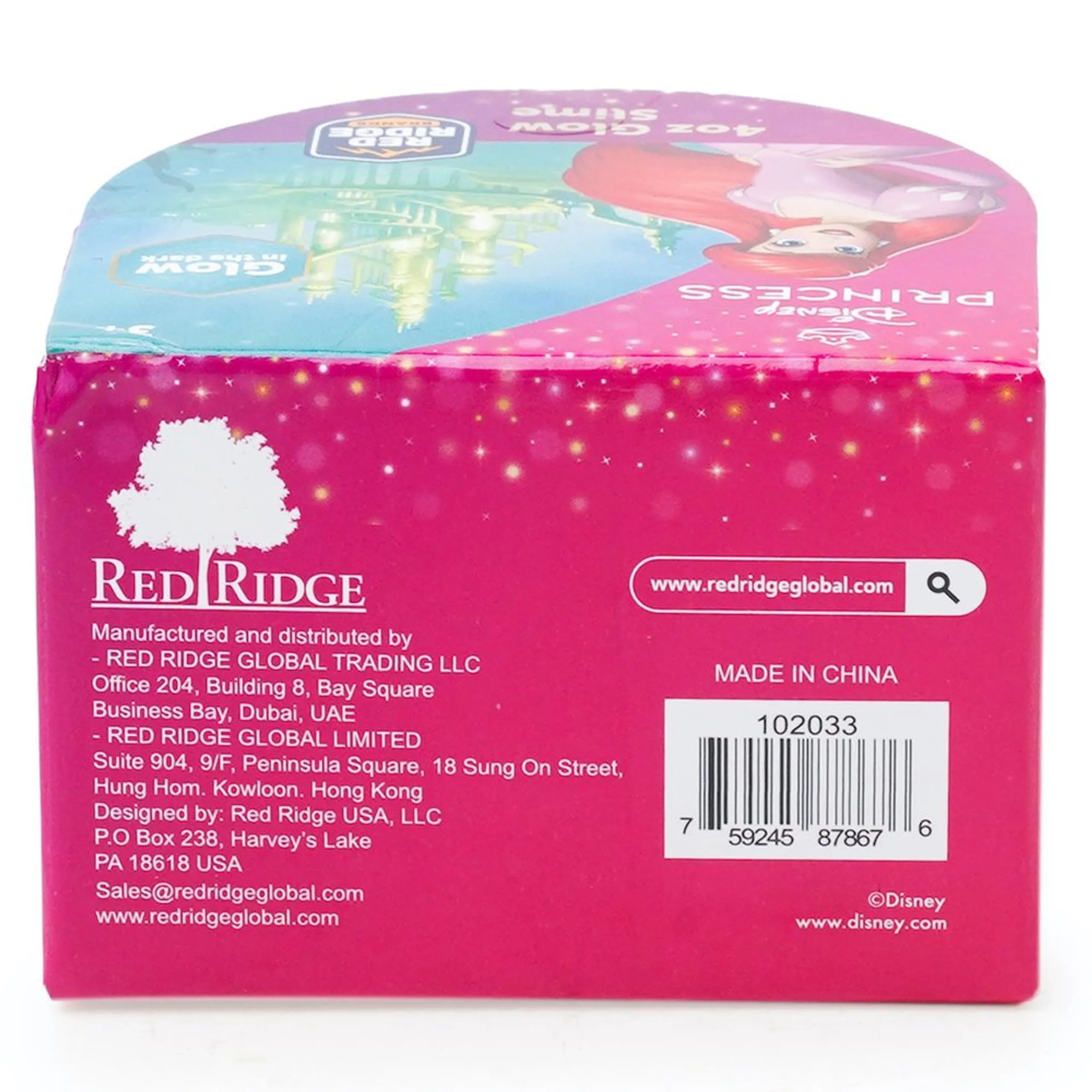 Disney Princess Glow Slime - Pink 118 ml