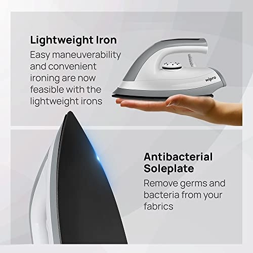 Vesta - 1200W Lightweight Antibacterial Double Coated Soleplate