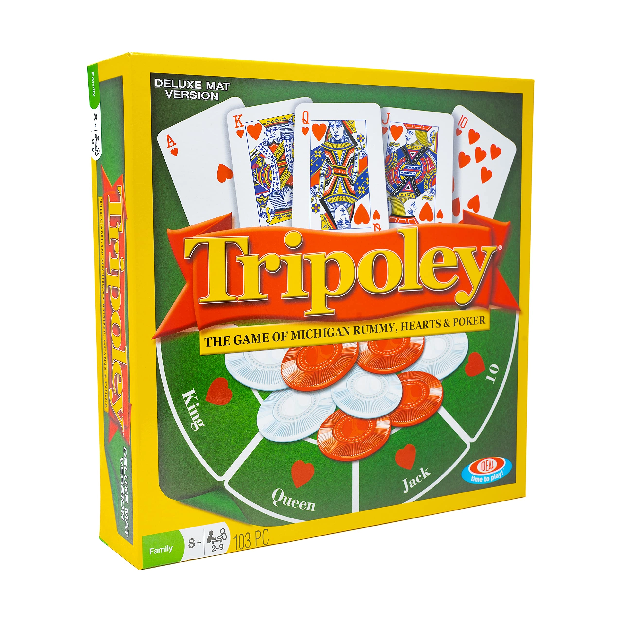 ALEX Toys Tripoley Deluxe - Michigan Rummy Hearts Poker