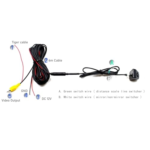 Reverse 170° Car Backup Rear View Camera - Night vision Full HD