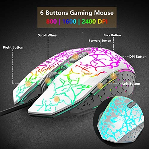 Gaming Keyboard and Mouse Set - DE Wired