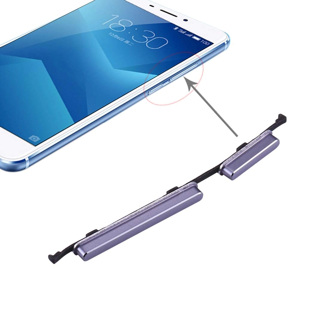 Side Keys for Meizu M5 Note