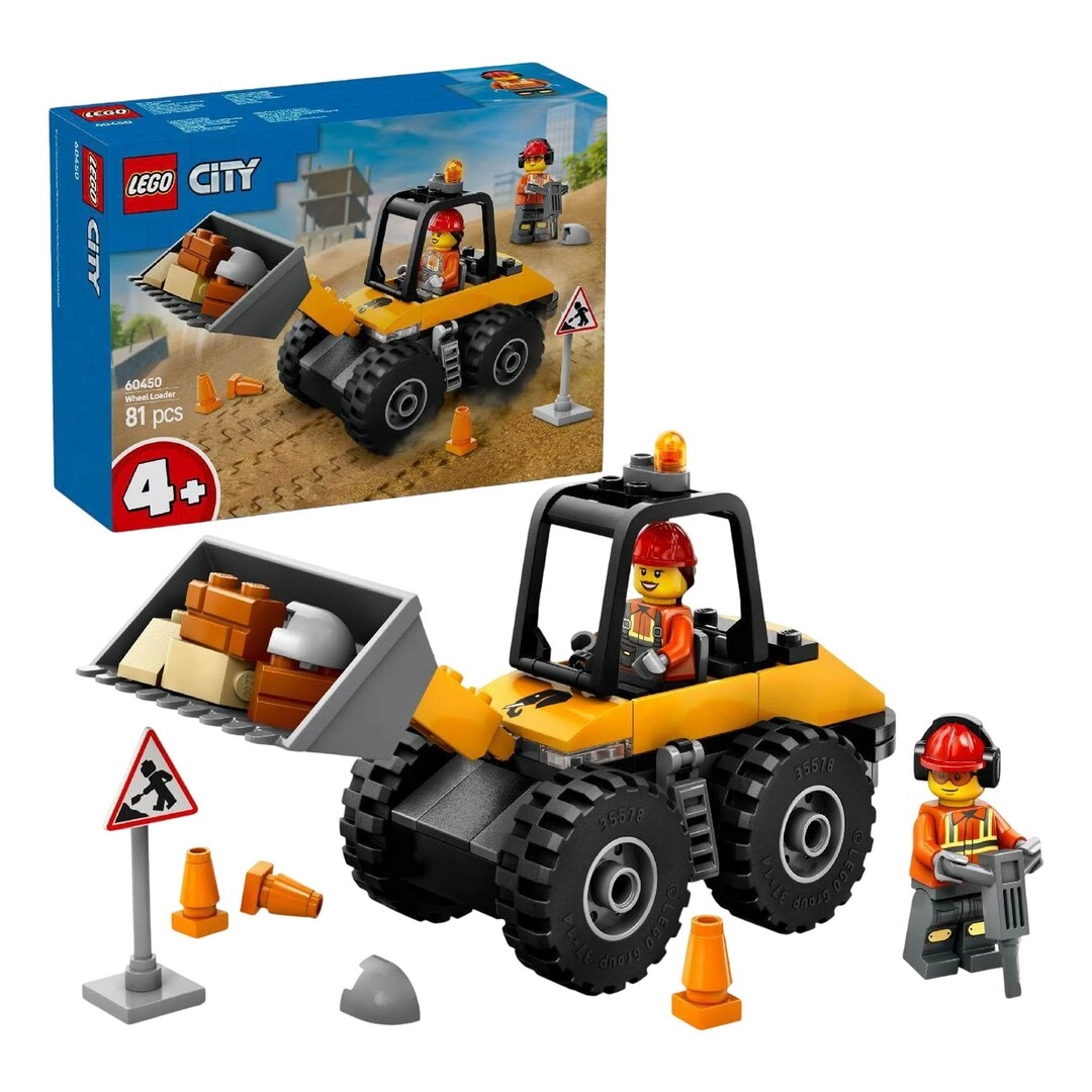 City Yellow Construction Wheel Loader (60450)