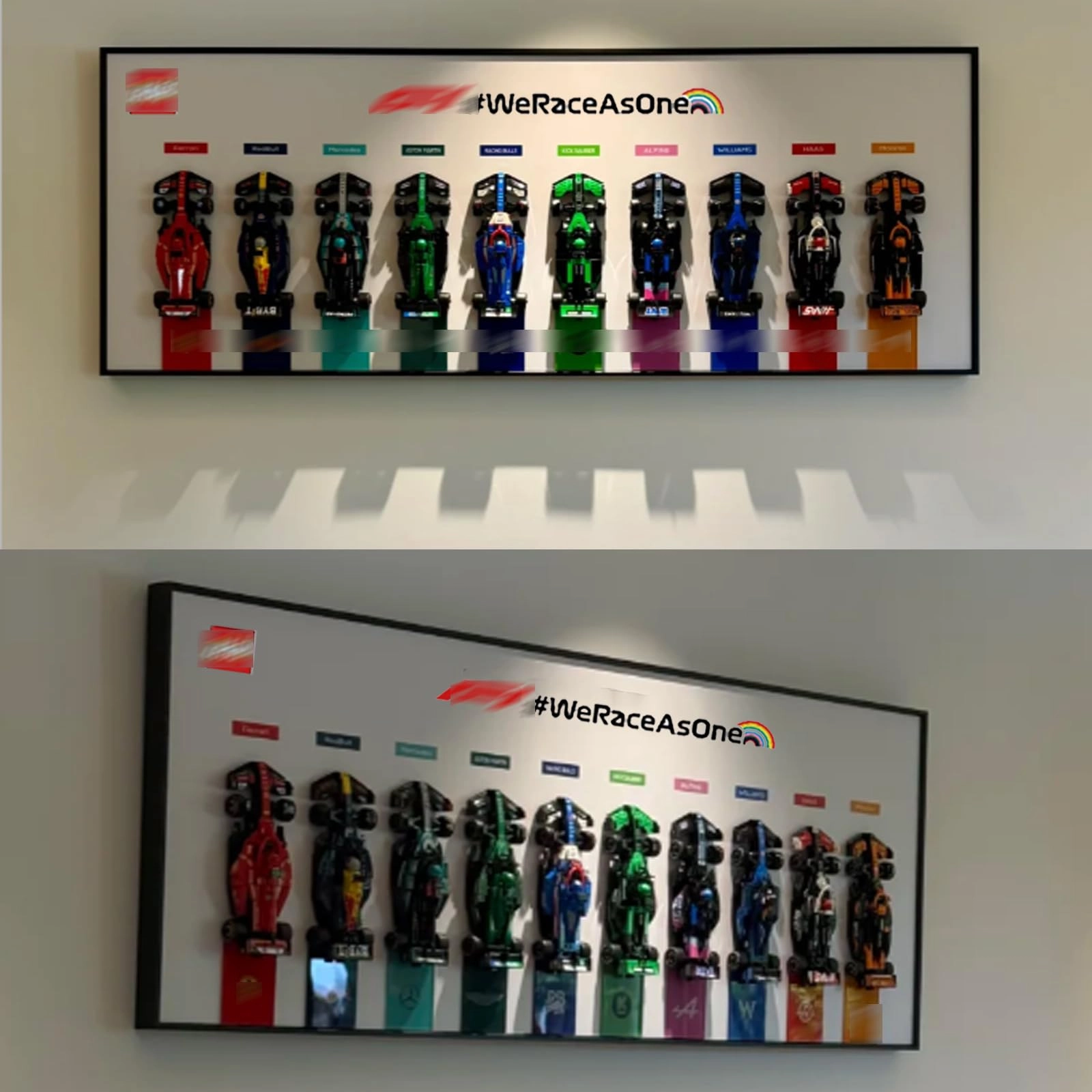 bodamaike Lego Speed Champions F1 Display Wall Mount