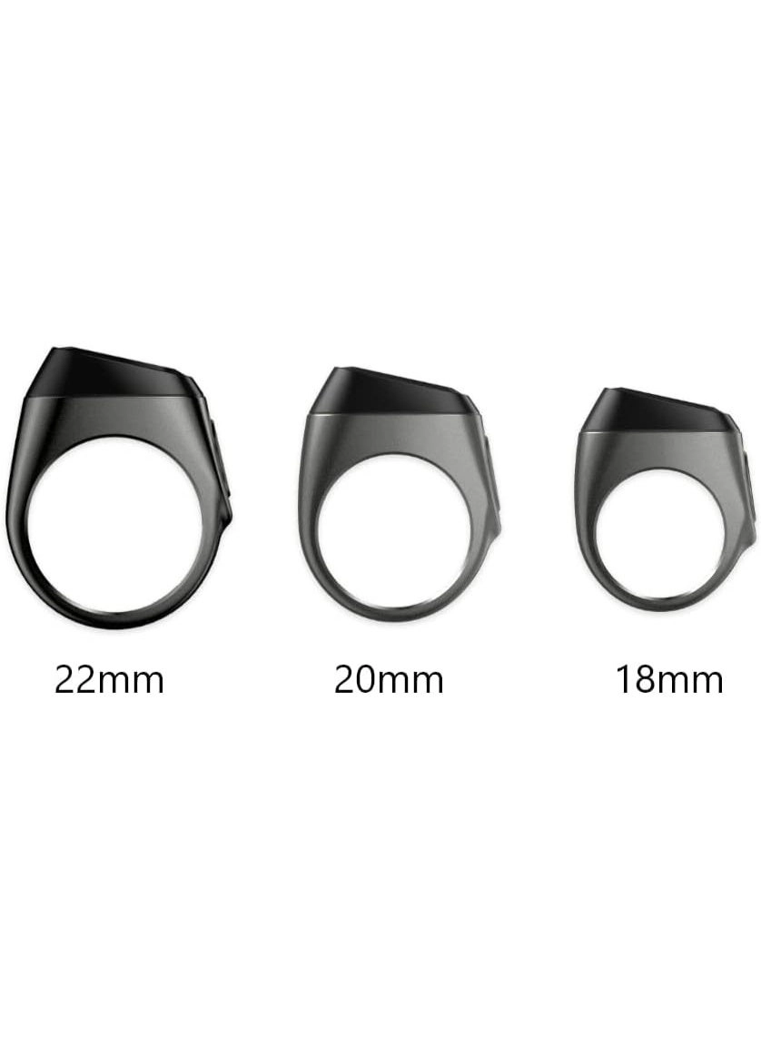Smart Zikr Ring - 20mm Prayer Counter