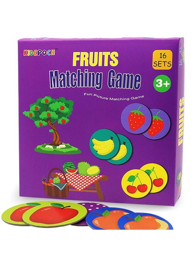 Memory Match Game - 3 Year Old or Up 16 Matching Pairs