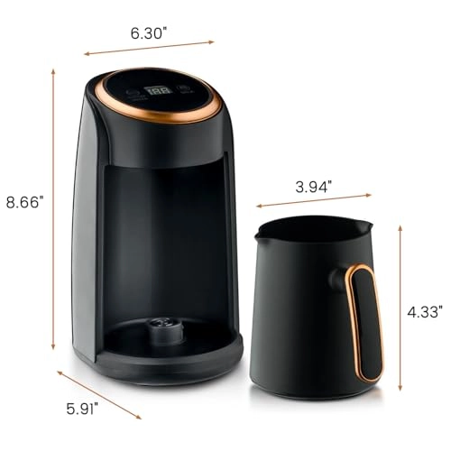 Turkish Coffee Maker - 1-4 Cups Portable