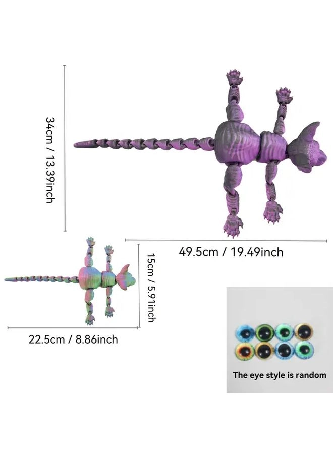 Articulated Kitten Figure - plastic