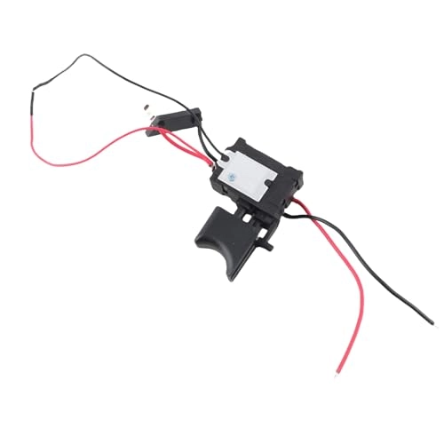 Speed Control Switch - LED Light Black 6.5 x 4 x 1.2 cm