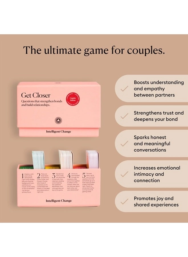 Let's Get Closer: Couple's Edition - Conversation Cards 100 Icebreaker Cards