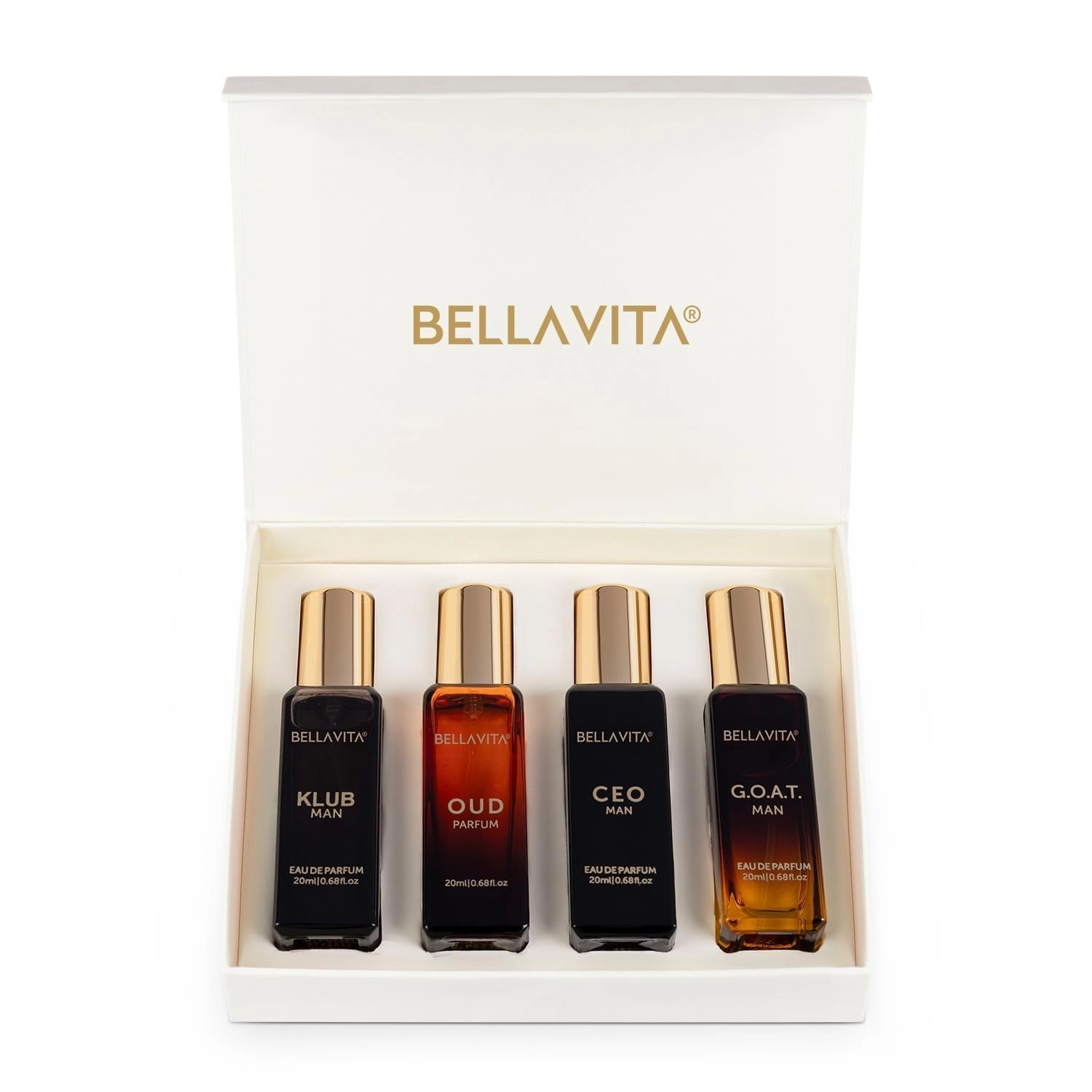 417, First Floor, Udyog Vihar Phase 3, Sector 20, Gurugram, 122008 Haryana, India, STELLA INDUSSTRIES LIMITED Man Perfume Gift Set - Eau de Parfum 4x20ml