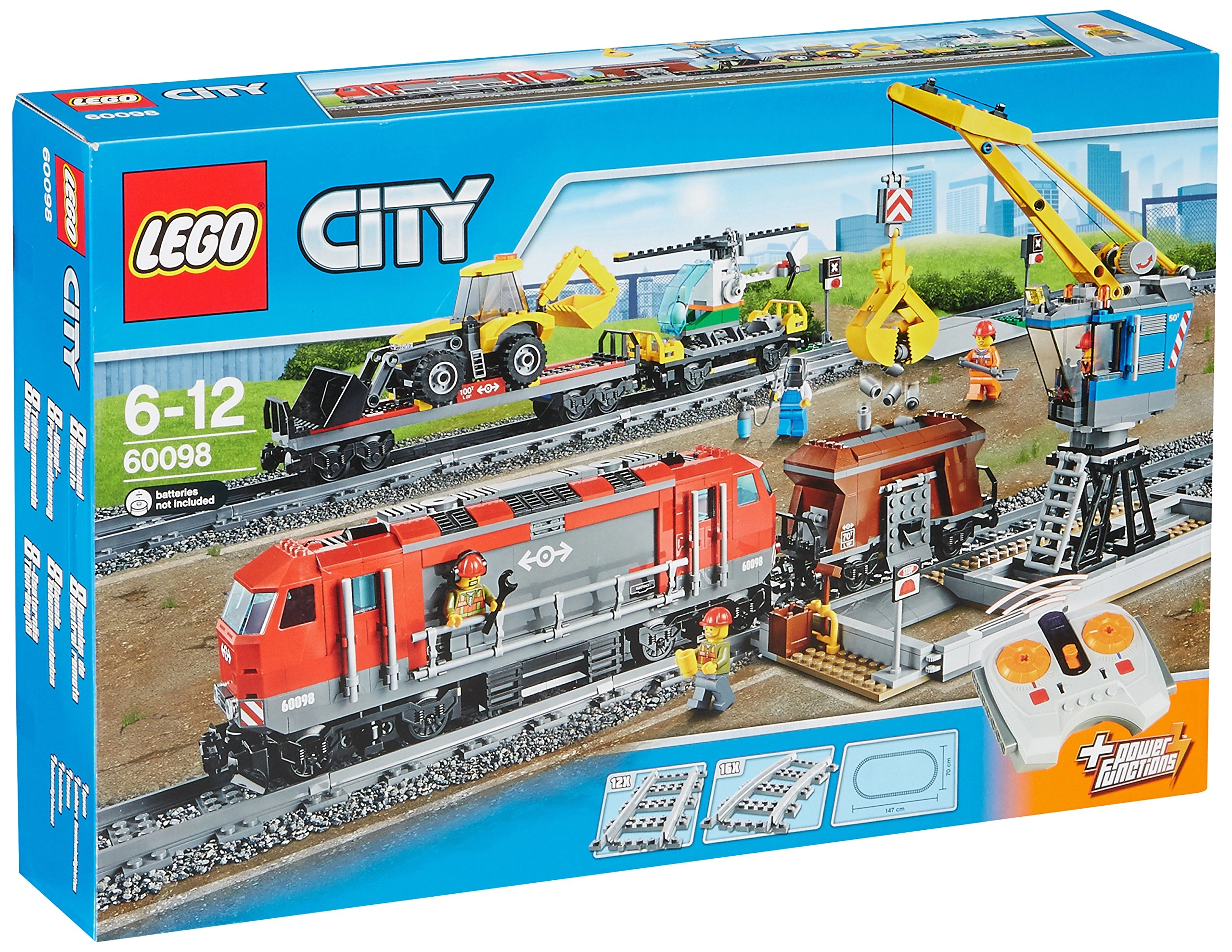 LEGO City Heavy-haul Train - Motorized 7-speed IR Remote Control 5 Minifigures
