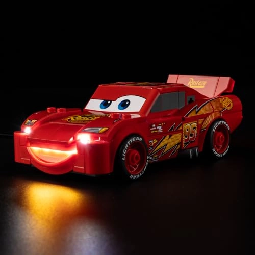 Light Kit - Compatible with Lego Speed Champions Lightning McQueen