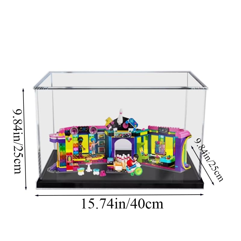 Display Case (41708) - Black Bottom 15.74x9.84x9.84in.