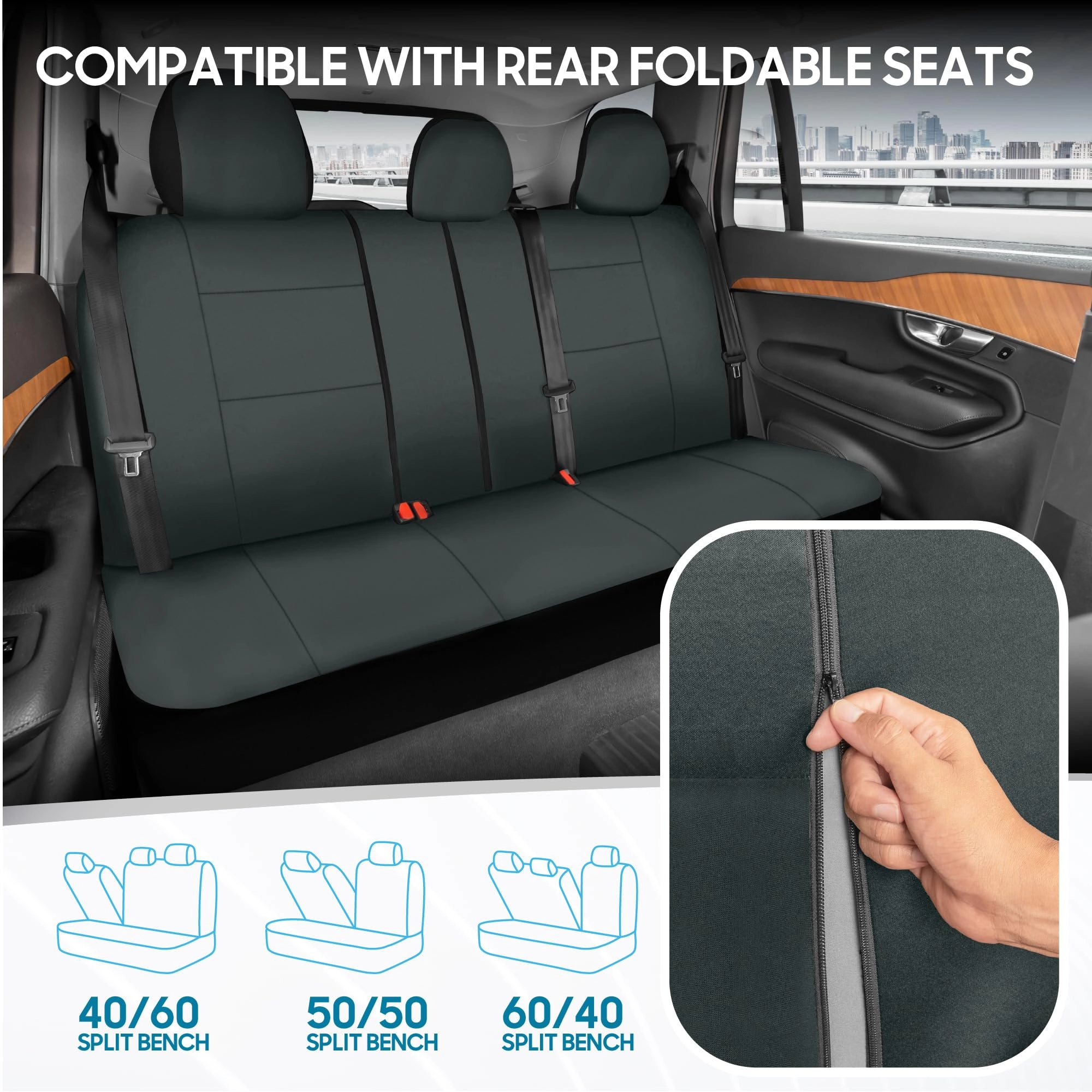 PolyPro Car Seat Covers - Solid Beige Universal Fit