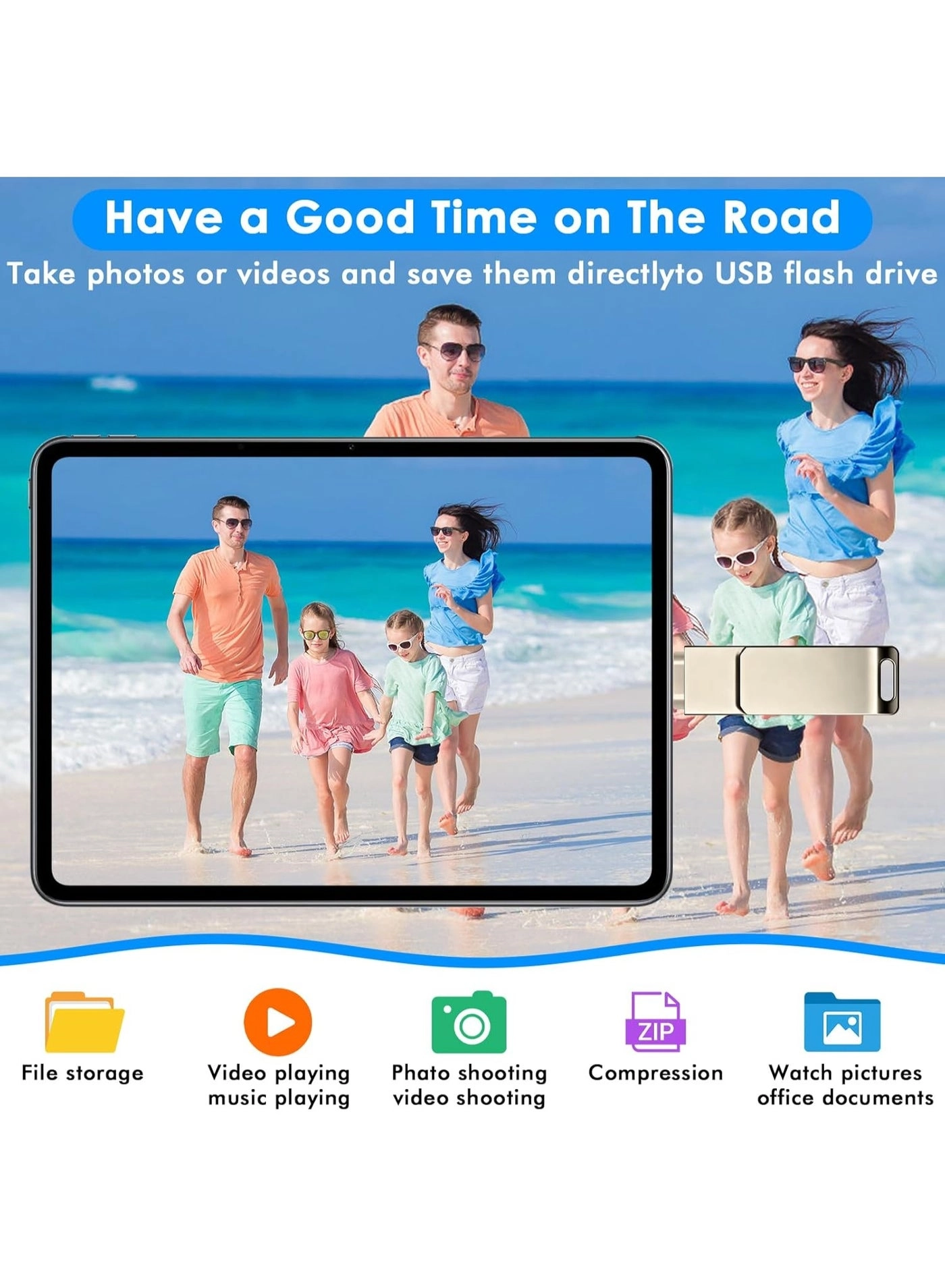 USB Flash Drive - USB 3.0 USB-C Lightning Micro-USB USB-A 64GB