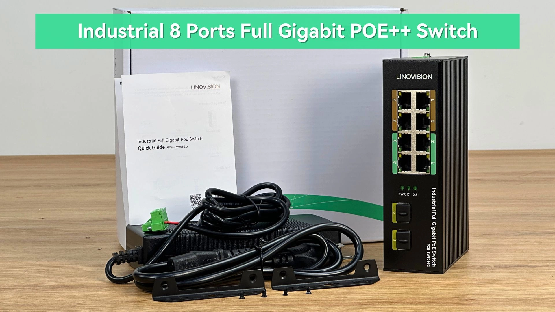 POE-SW508G 8-ports