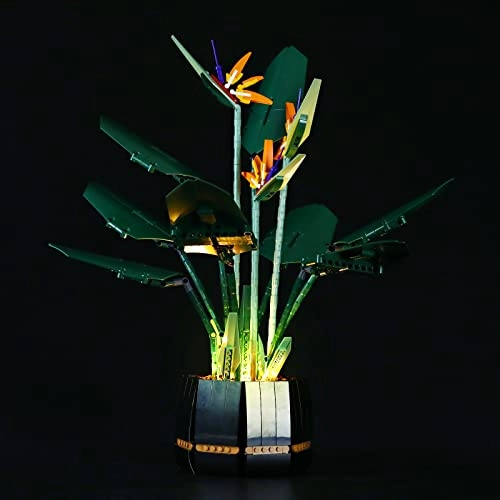 LED Light for Lego Bird of Paradise (10289) - USB lighting kit Green