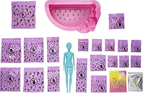 Barbie Color Reveal Foam Doll - Watermelon 25 Surprises Ages 3+