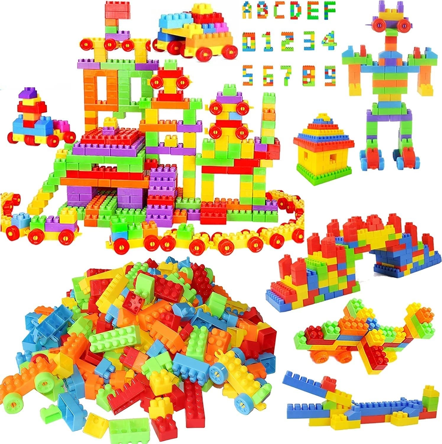 FunBlast Small Size Building Blocks - 120+ pcs