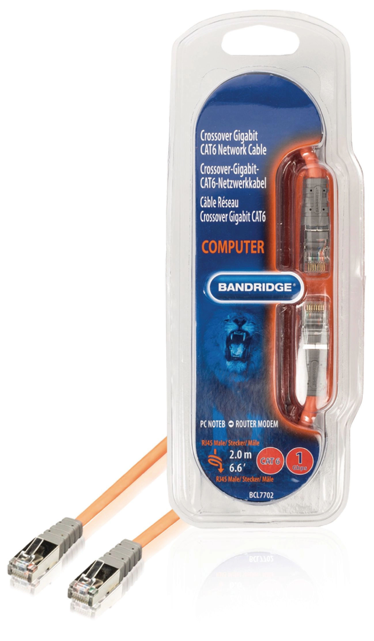 Bandridge Cat6 Network Cable - 2.0m