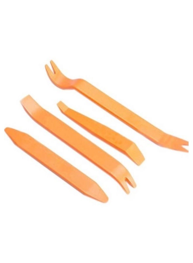 REMAXE Auto Car Radio Door Hand Tool Clip - 4-Piece Yellow 8.7cm