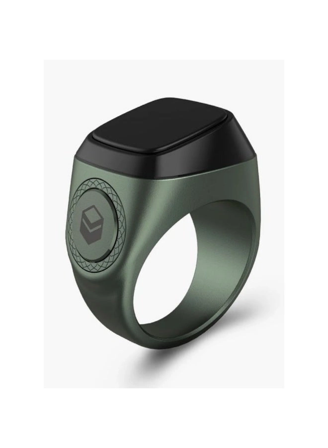 iQIBLA Zikr Ring Metal M02 - Green
